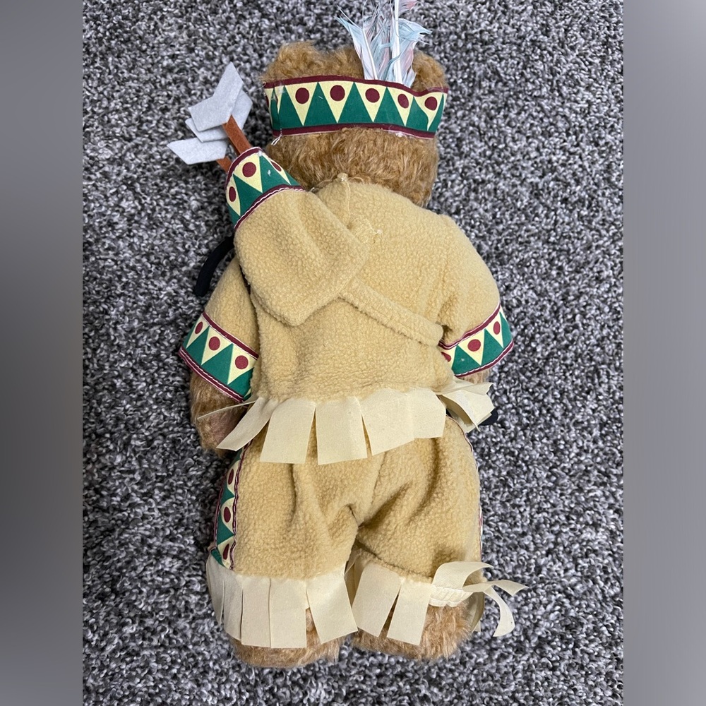 Terry's Village 5 Stuffed Plush Pilgrim & Native American Teddy Bears - Picture 7 of 16